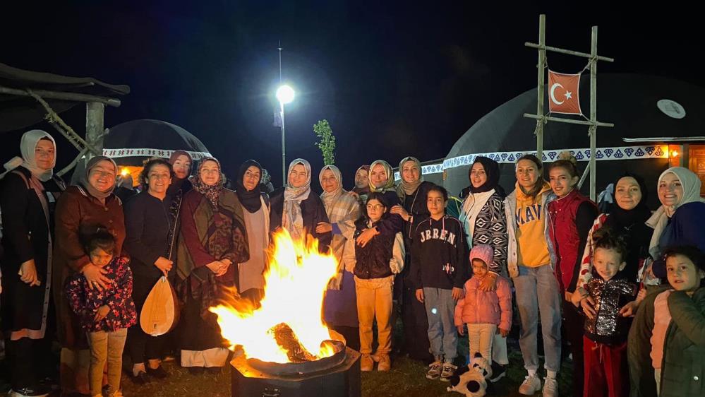 Çorum’da, Anne-çocuk kampı renkli görüntülere sahne oldu