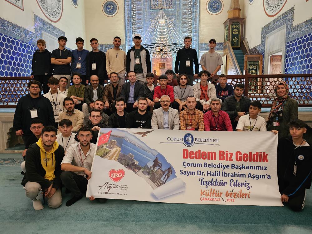 Çorum Belediyesi 1000 genci Çanakkale’ye götürüyor