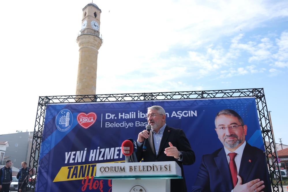 Çorum Belediyesi’nde anahtar teslim töreni