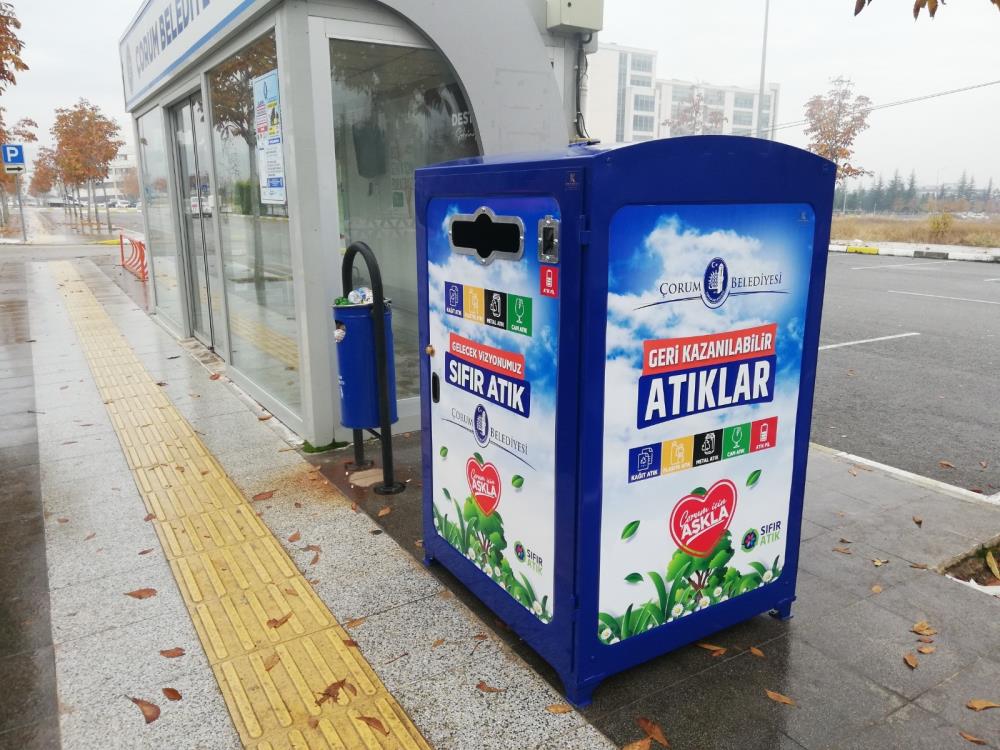 Çorum’da mobil atık getirme merkezlerinin sayısını artırdı