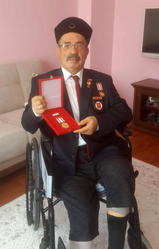 Kıbrıs gazisi son yolculuğuna uğurlandı