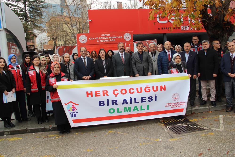Çorum’da ‘koruyucu aile’ farkındalığı için seferberlik