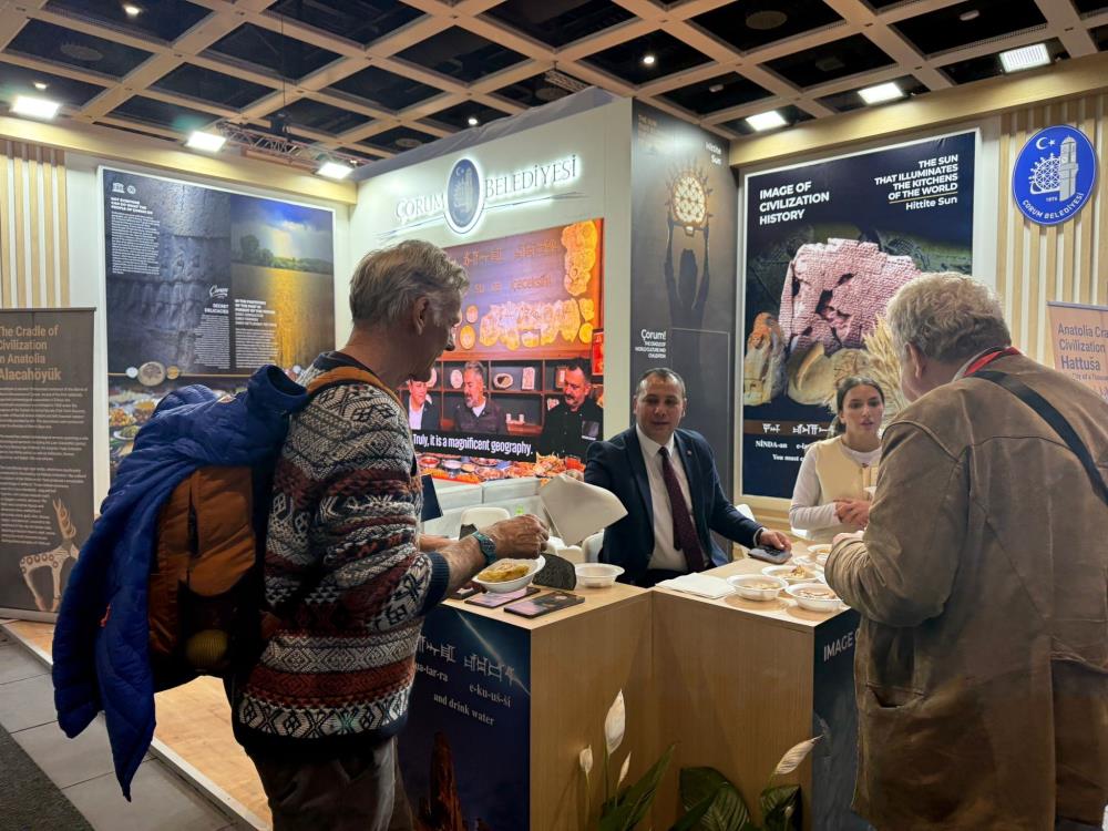 Çorum Belediyesi standına Berlin’de yoğun ilgi