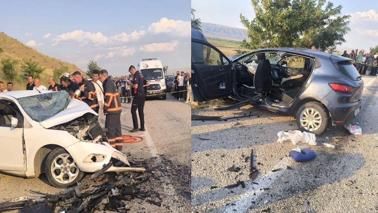 İskilip yolunda korkunç kaza : 1 ölü 6 yaralı